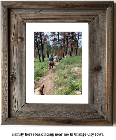 family horseback riding near me in Orange City, Iowa